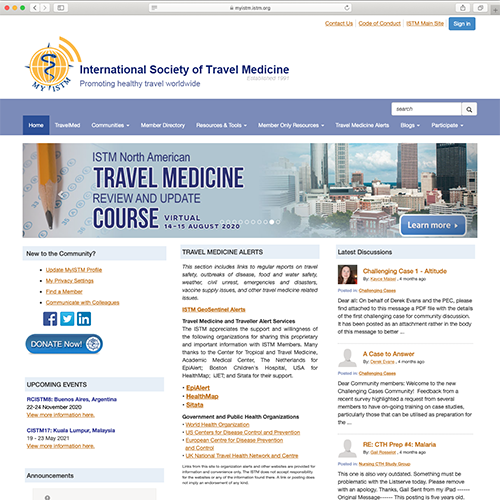 International Society of Travel Medicine Profile