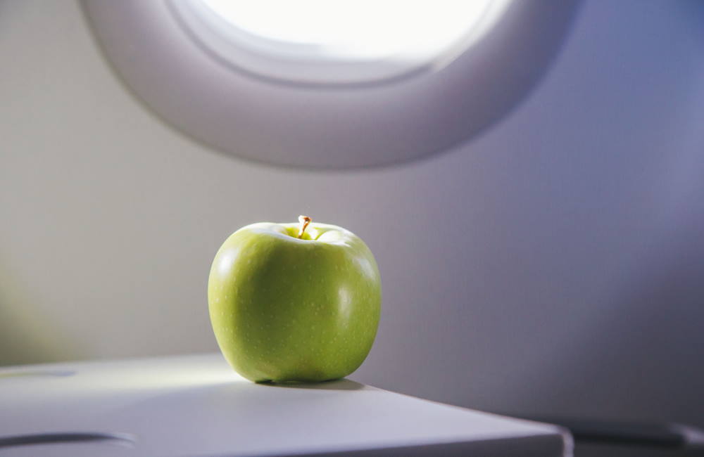 Vegetarians Eat Before a Flight